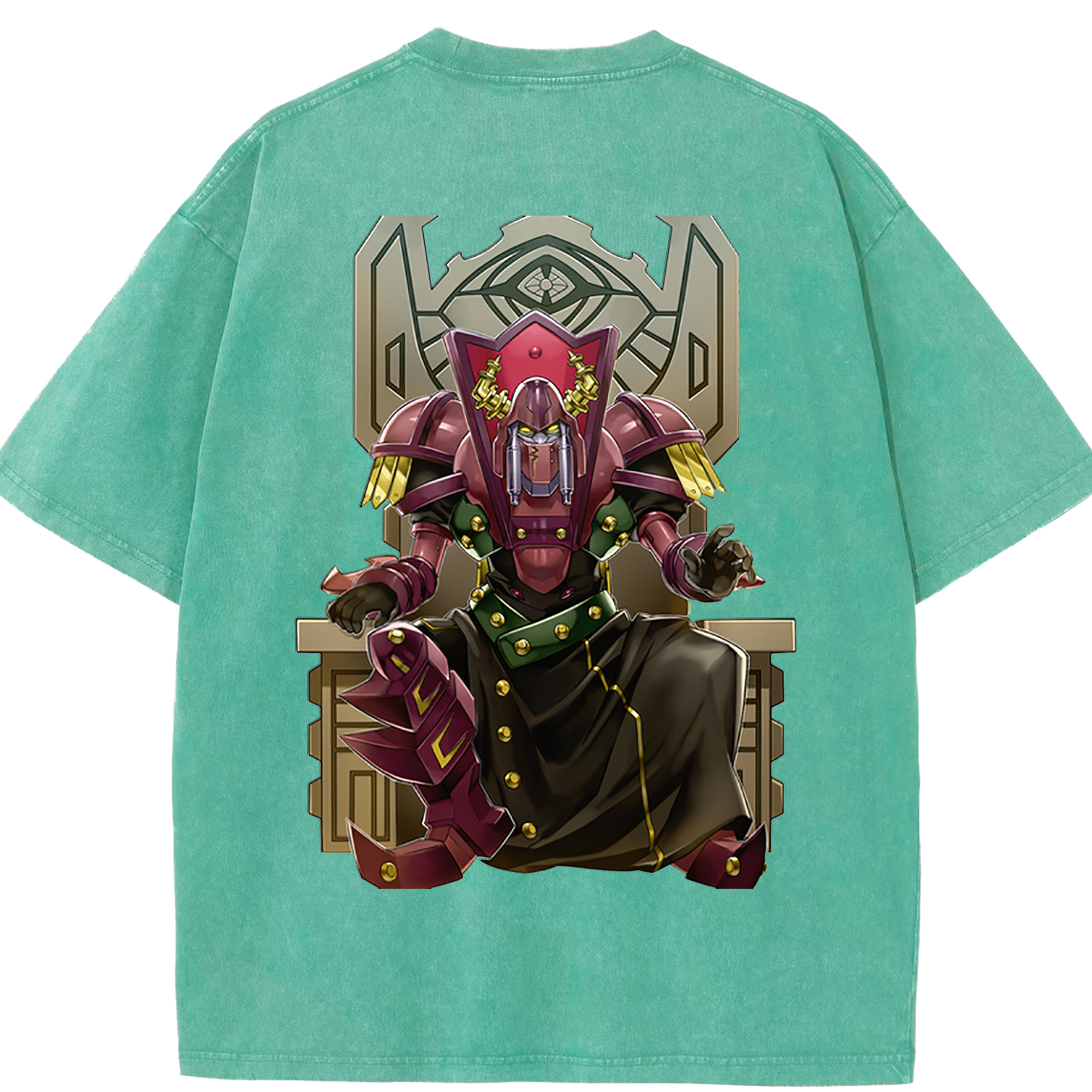 （画像用） 遊☆戯☆王 Yu-Gi-Oh! 綿100% ヴィンテージ風 半袖Tシャツ（背面プリント）